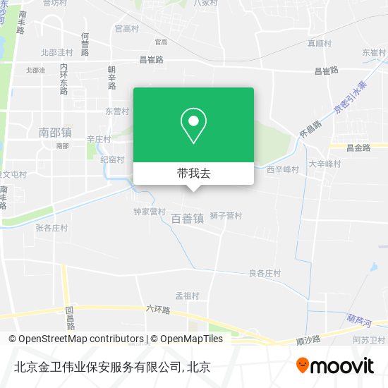 北京金卫伟业保安服务有限公司地图