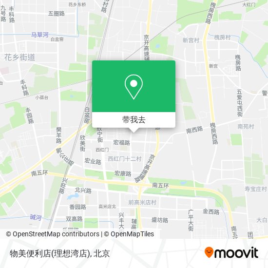 物美便利店(理想湾店)地图