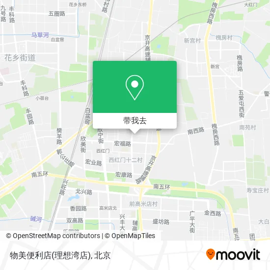 物美便利店(理想湾店)地图
