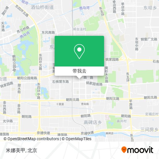 米娜美甲地图