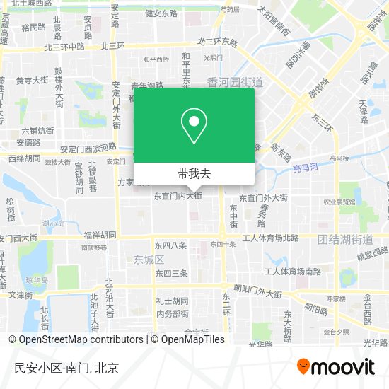 民安小区-南门地图