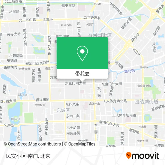 民安小区-南门地图
