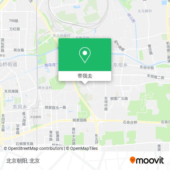 北京朝阳地图