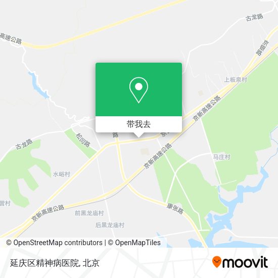 延庆区精神病医院地图