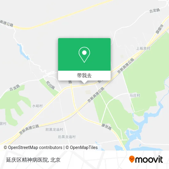 延庆区精神病医院地图