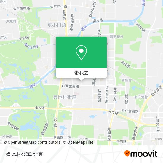 媒体村公寓地图