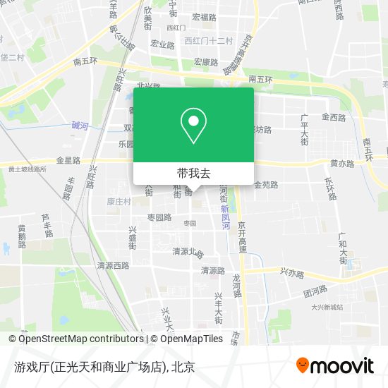 游戏厅(正光天和商业广场店)地图