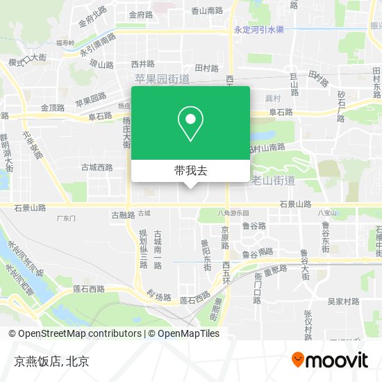 京燕饭店地图