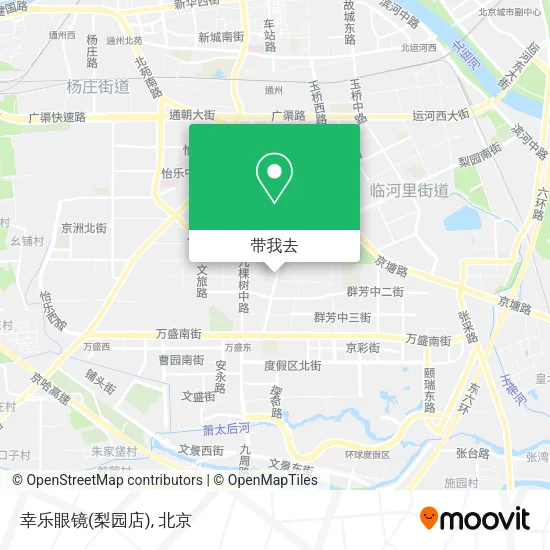 幸乐眼镜(梨园店)地图