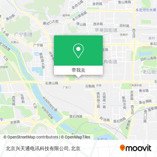 北京兴天通电讯科技有限公司地图
