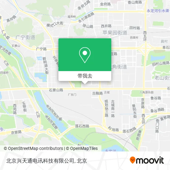 北京兴天通电讯科技有限公司地图