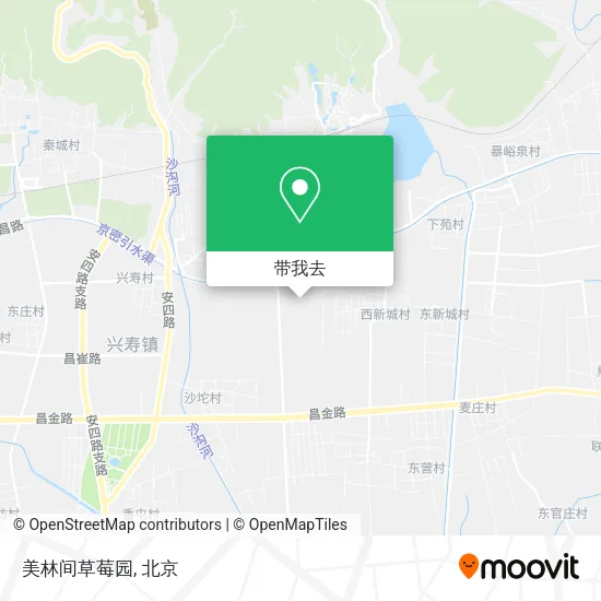美林间草莓园地图