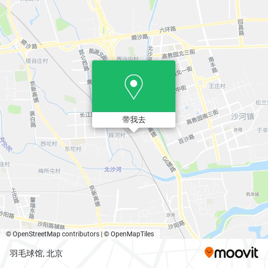 羽毛球馆地图