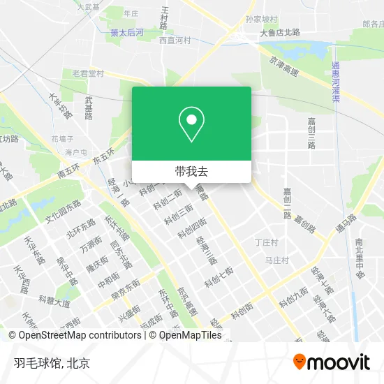 羽毛球馆地图