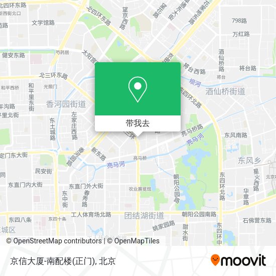 京信大厦-南配楼(正门)地图
