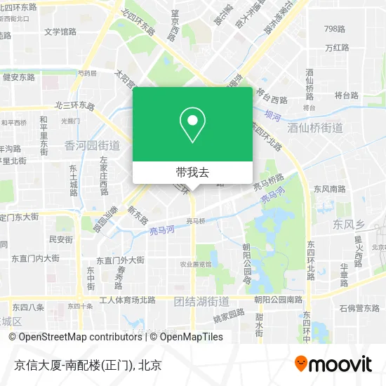 京信大厦-南配楼(正门)地图