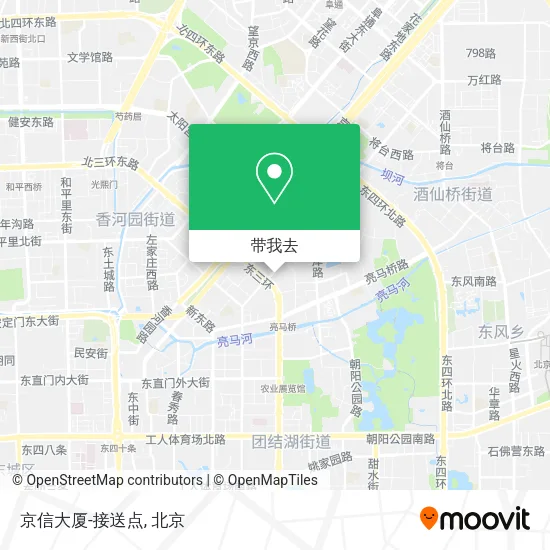京信大厦-接送点地图
