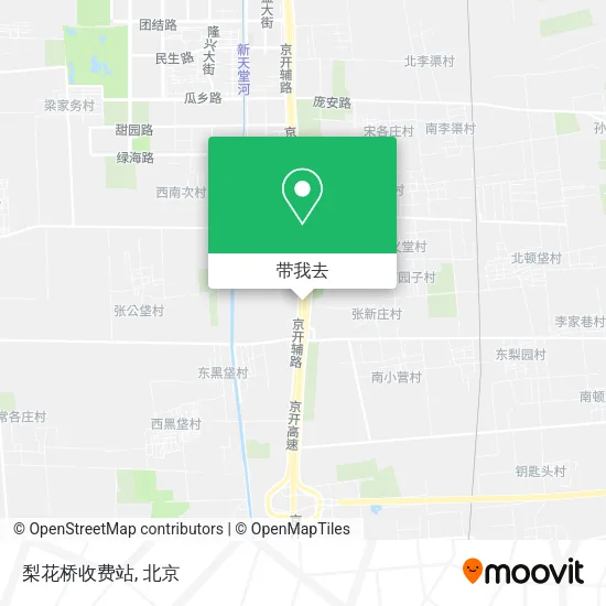梨花桥收费站地图