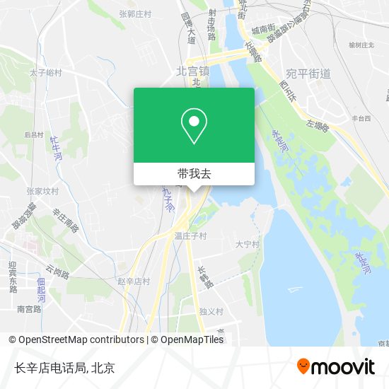 长辛店电话局地图
