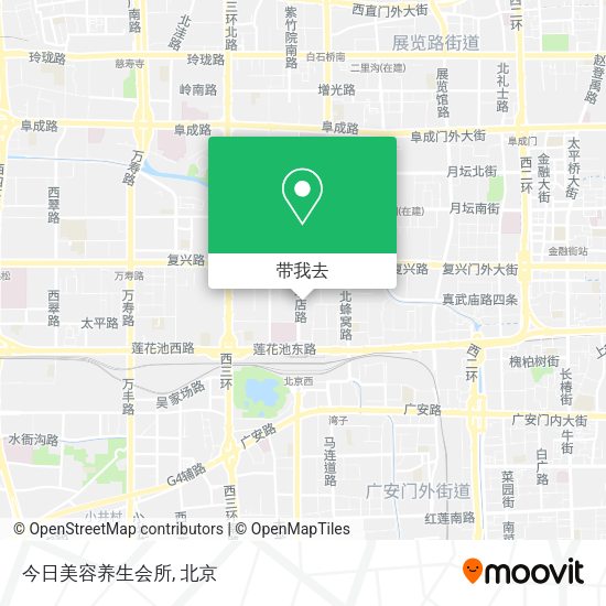 今日美容养生会所地图
