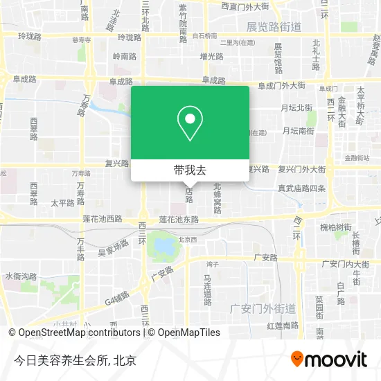 今日美容养生会所地图
