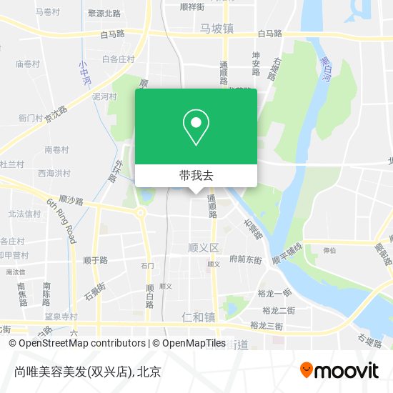 尚唯美容美发(双兴店)地图