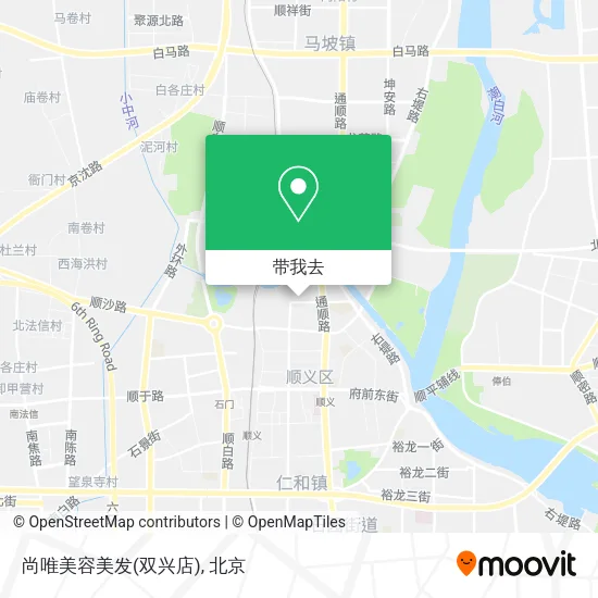 尚唯美容美发(双兴店)地图