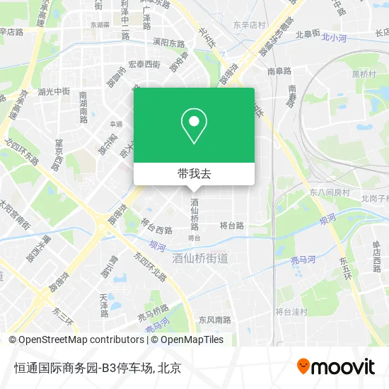 恒通国际商务园-B3停车场地图