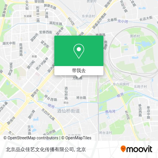 北京品众佳艺文化传播有限公司地图