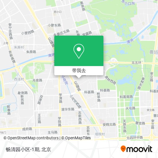 畅清园小区-1期地图