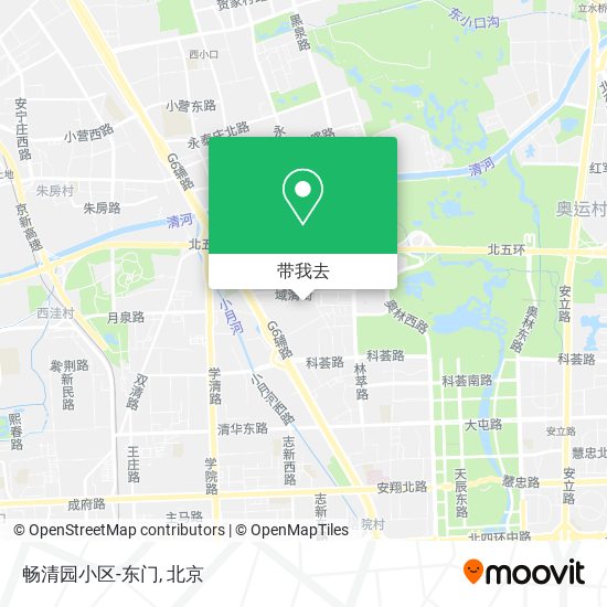畅清园小区-东门地图