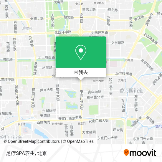 足疗SPA养生地图