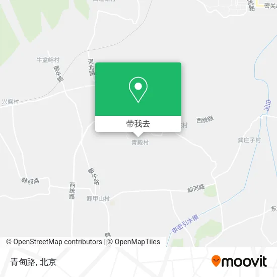 青甸路地图