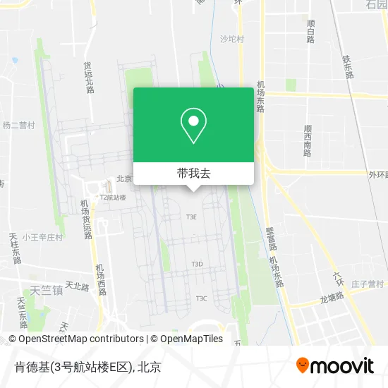 肯德基(3号航站楼E区)地图