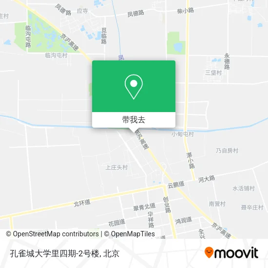 孔雀城大学里四期-2号楼地图