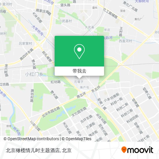 北京橄榄情儿时主题酒店地图
