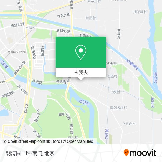 朗清园一区-南门地图