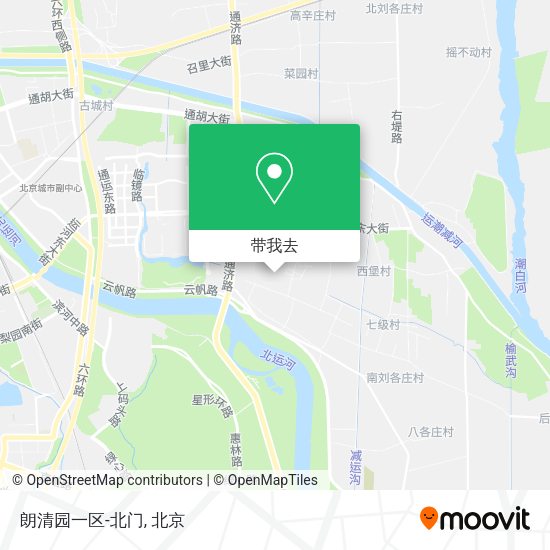 朗清园一区-北门地图