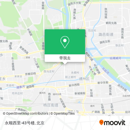 永顺西里-43号楼地图