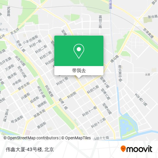 伟鑫大厦-43号楼地图