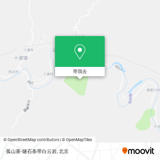 孤山寨-燧石条带白云岩地图