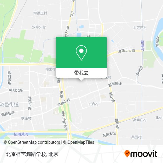 北京梓艺舞蹈学校地图