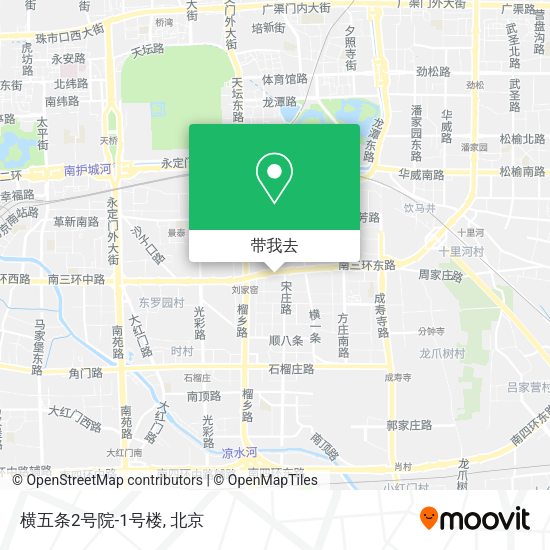 横五条2号院-1号楼地图