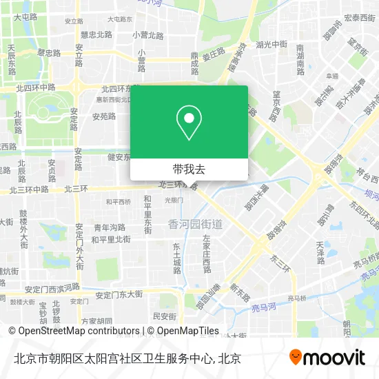 北京市朝阳区太阳宫社区卫生服务中心地图
