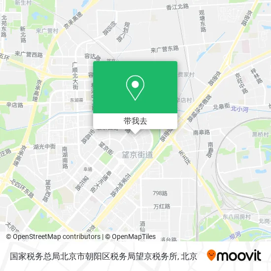 国家税务总局北京市朝阳区税务局望京税务所地图