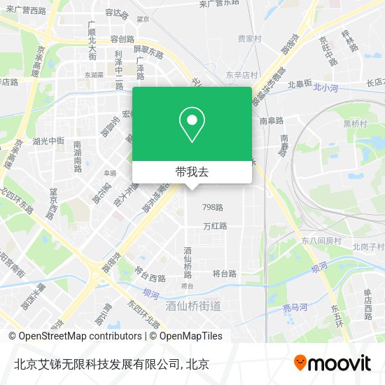 北京艾锑无限科技发展有限公司地图