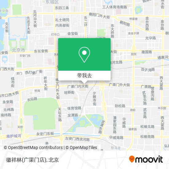 徽祥林(广渠门店)地图