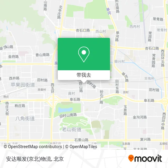 安达顺发(京北)物流地图