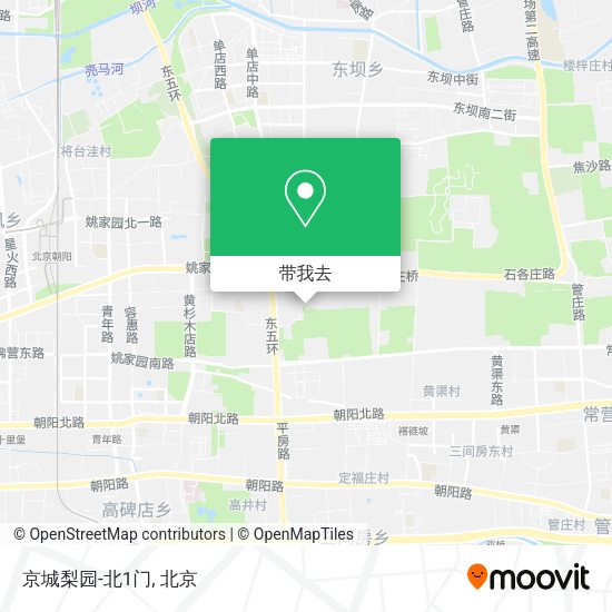 京城梨园-北1门地图