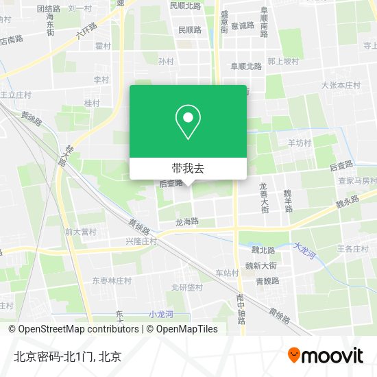 北京密码-北1门地图